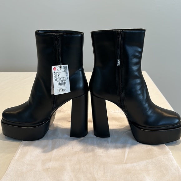 ZARA Platform Ankle Boots - Picture 7 of 15